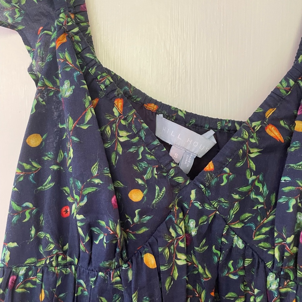Hill House Lucia Dress (S) - Midnight Garden